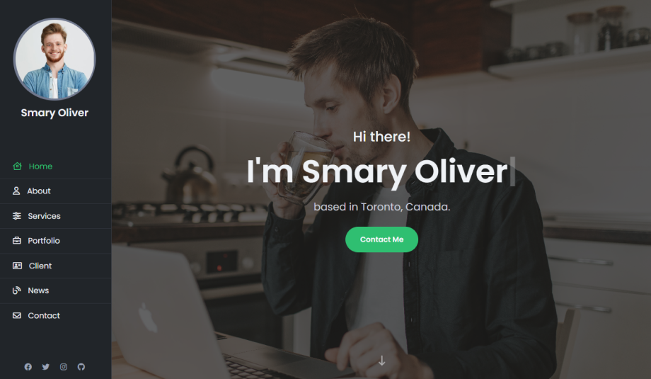 Smary - Sidebar Icon Nav